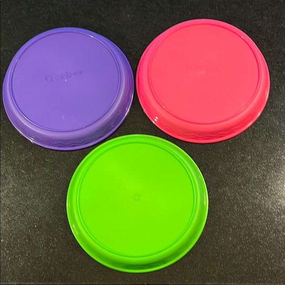 Gerber Graduates by NUK 3 Pack Graduates - Purple, Red, Green - (Set of 3) - Picture 2 of 11